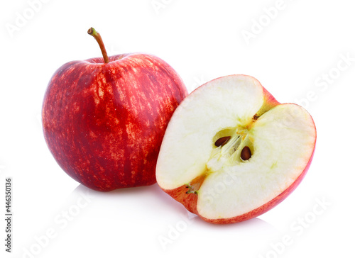 gala apple isolated on white background