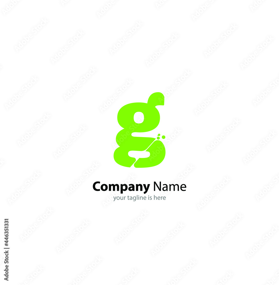 The simple elegant logo of letter G for company with white background, minimalist style The simple elegant logo of letter G for company with white background, minimalist style