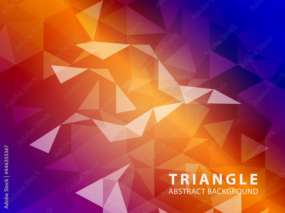 custom made wallpaper toronto digitalVector of modern abstract triangular background - Vector