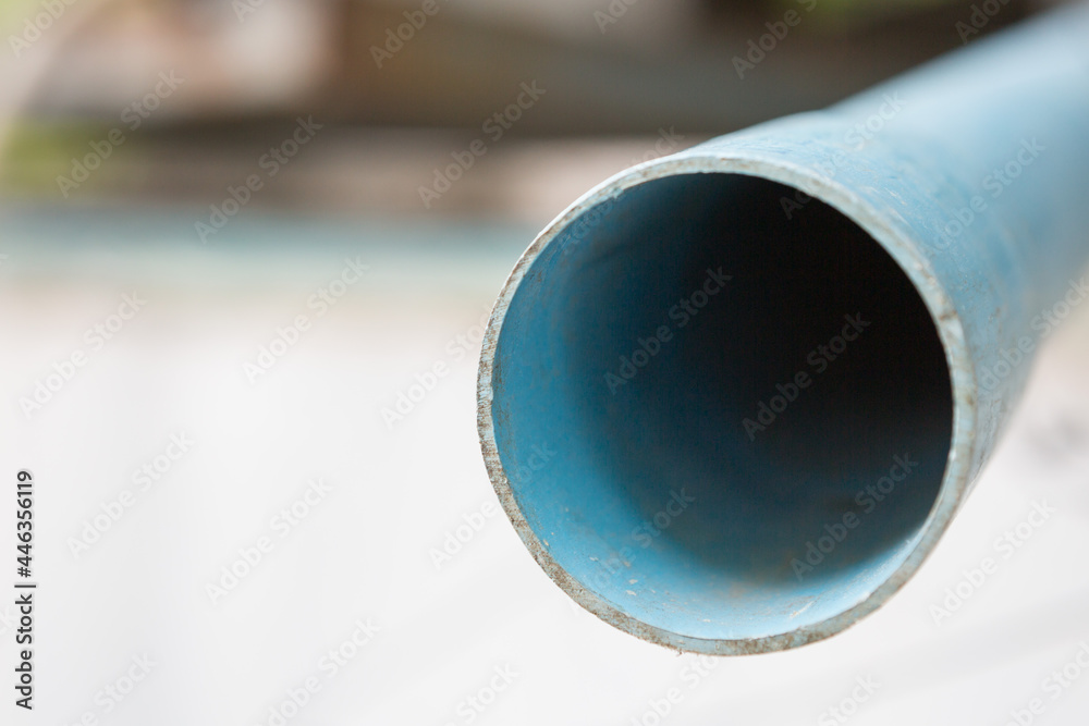 Old PVC water pipe close up  texture background