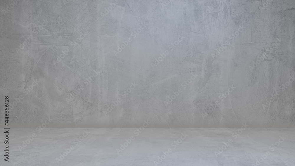 concrete wall and concrete floor