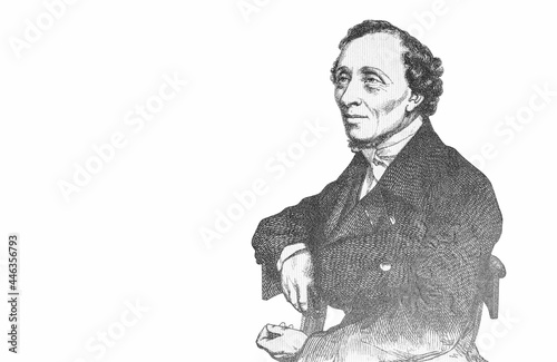 Hans Christian Andersen 1805 - 1875, Portrait from Kamberra 5 Numismas 2019 Banknotes.
