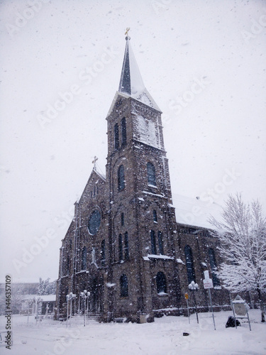 Catholic Church snow