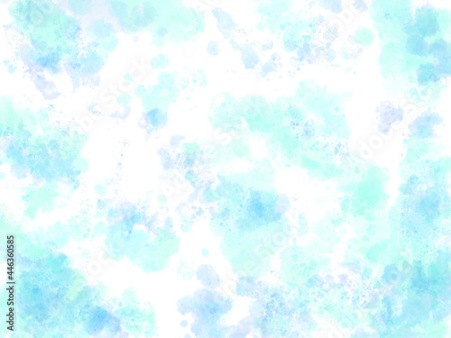 涼しげな水彩風の背景