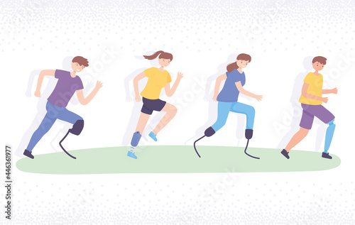 handicapped sport exercise