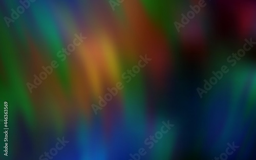 Dark Multicolor vector abstract bright template. © smaria2015