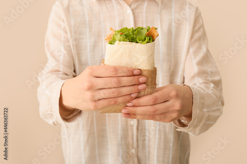 Person holding delicious fr...