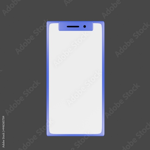 Blue smartphone cellphone Illustration icon