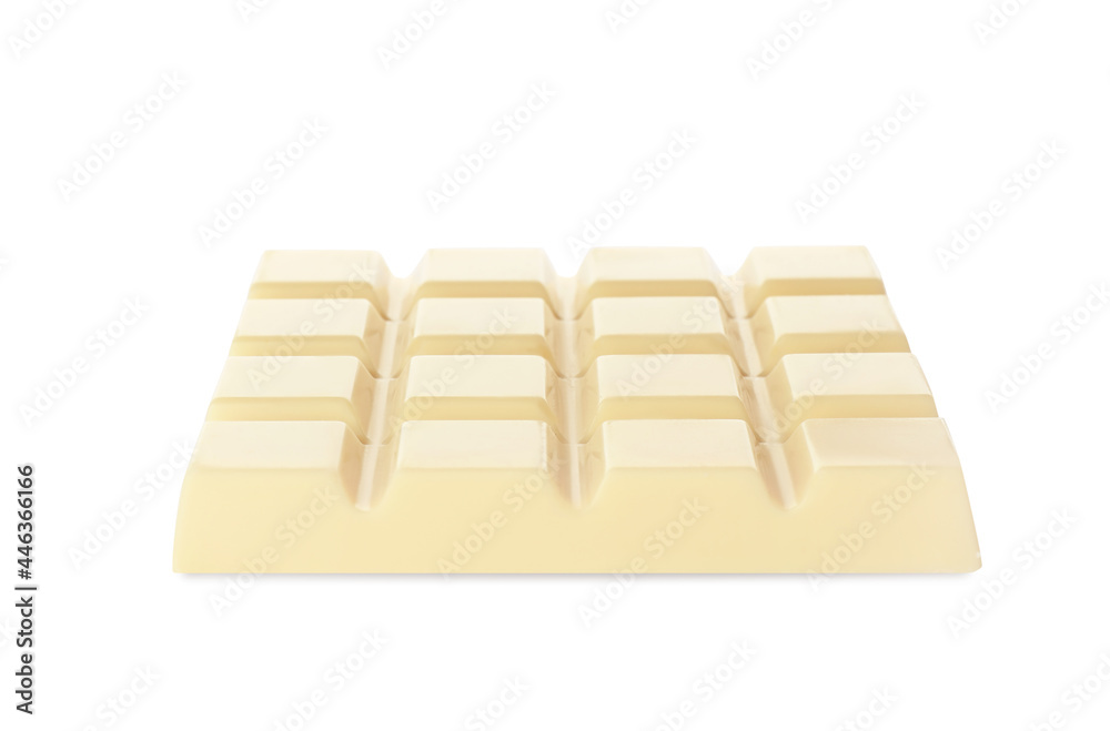 Tasty sweet chocolate bar isolated on white Tasty sweet chocolate bar isolated on white