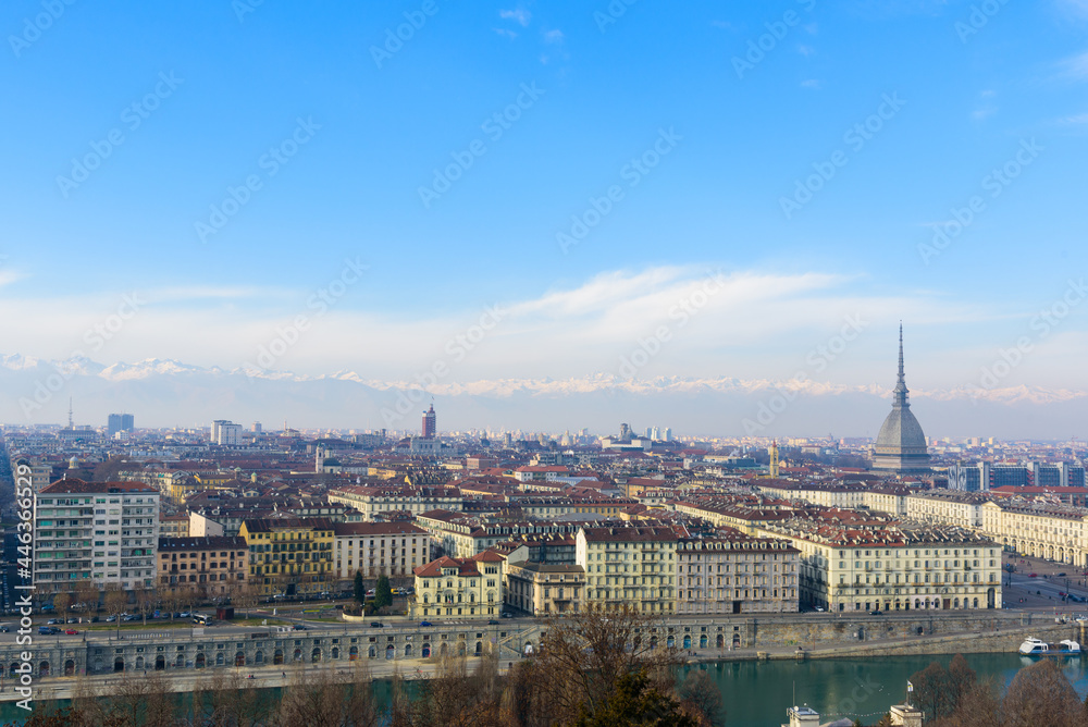 Naklejka premium Turin cityscape