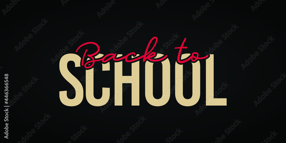 Obraz premium Back to school banner template