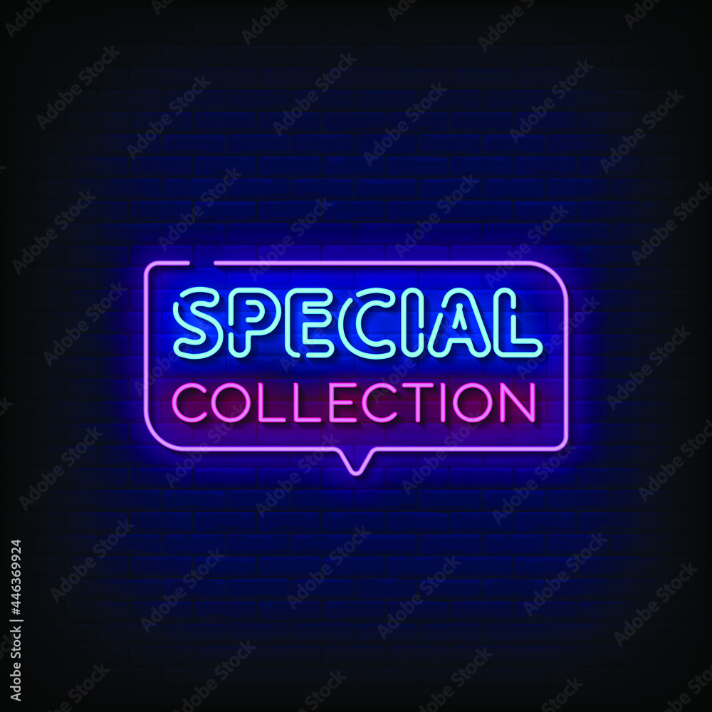 Special Collection Neon Signboard On Brick Wall Special Collection Neon Signboard On Brick Wall
