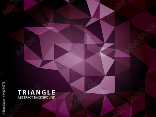 Vector of modern abstract triangular background - Vector