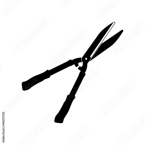 grass cutter vector isolated on white background