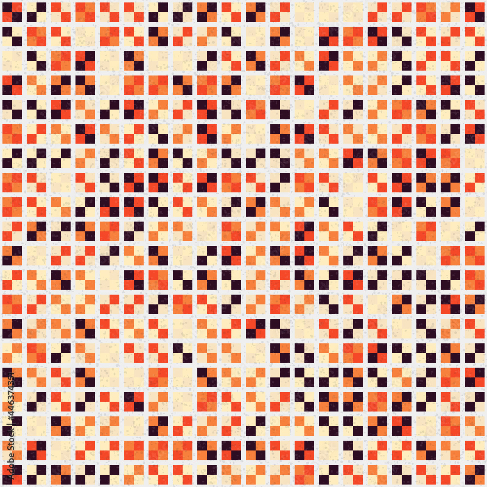 Fototapeta premium Abstract Geometric Pattern generative computational art illustration