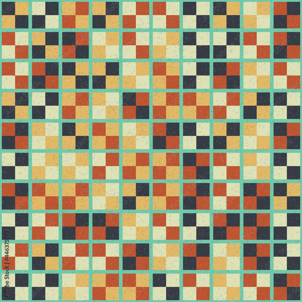 Abstract Geometric Pattern generative computational art illustration