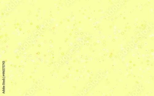 Light Green, Red vector background with spots.