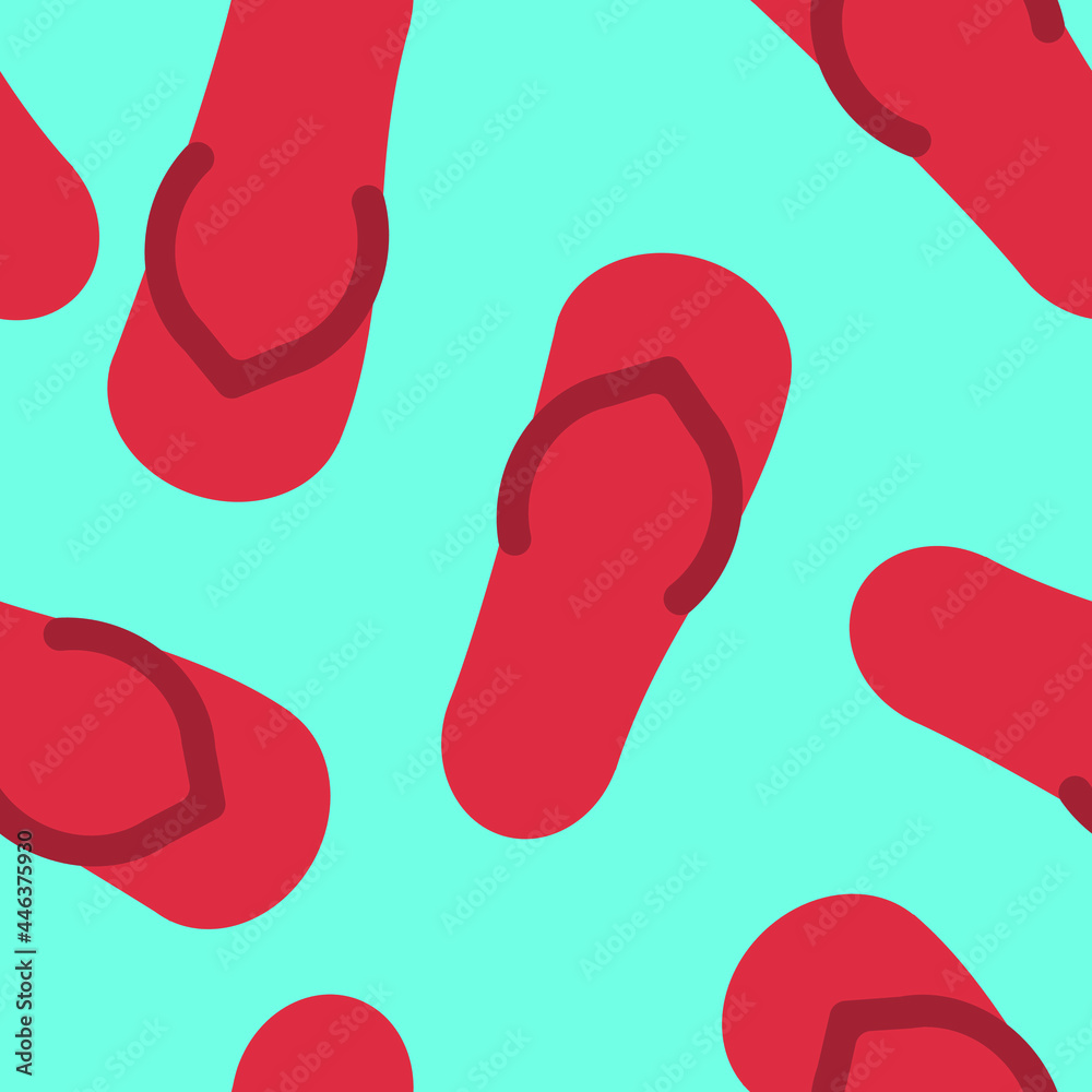 Seamless pattern tile with slipper shapes. Flip flops. Seamless pattern tile with slipper shapes. Flip flops.
