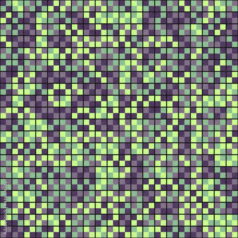 Fototapeta premium Abstract Geometric Pattern generative computational art illustration