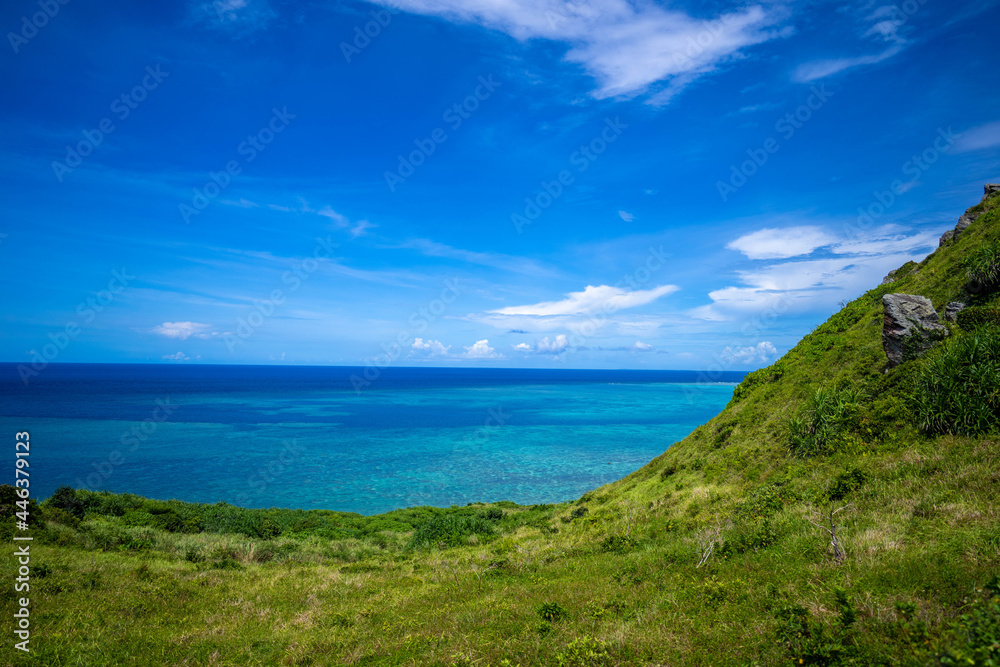 沖縄県石垣島の海がある風景 Ishigaki Okinawa