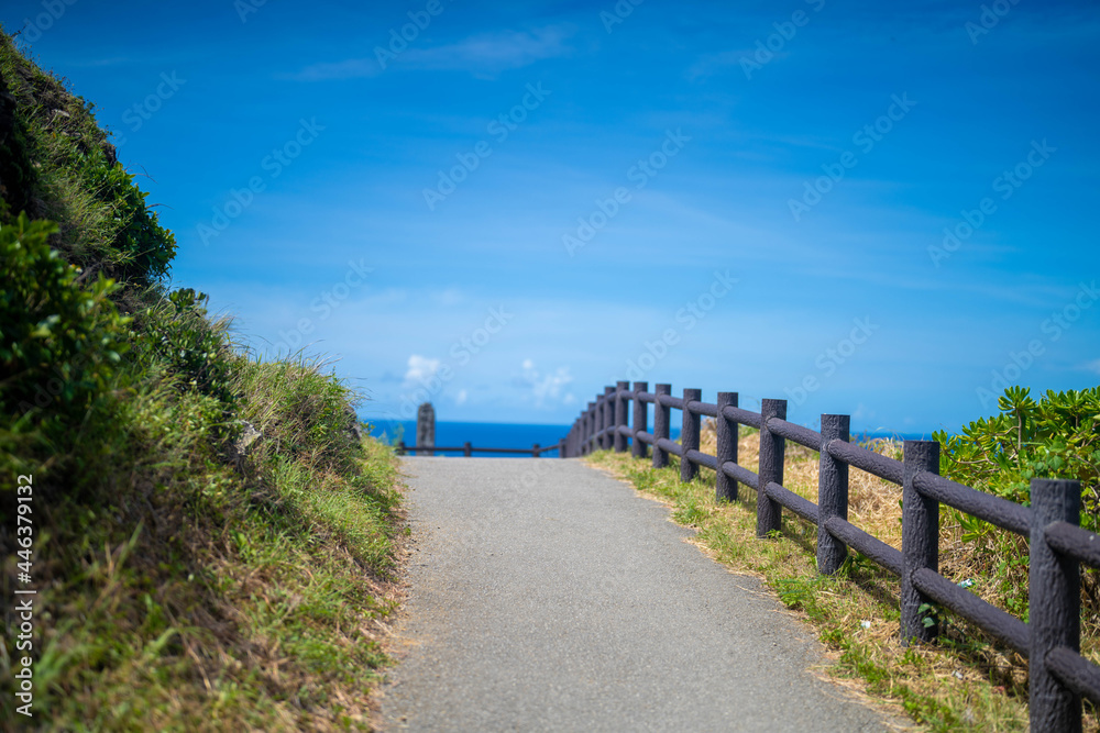 沖縄県石垣島の海がある風景 Ishigaki Okinawa