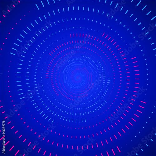 Abstract Lines Made of Geometric Patterns, Auxiliary Graphic Element, Creative Linear Shapes. Graphic shapes designed for use in designs. Background circular line shapes. Beautiful geometric