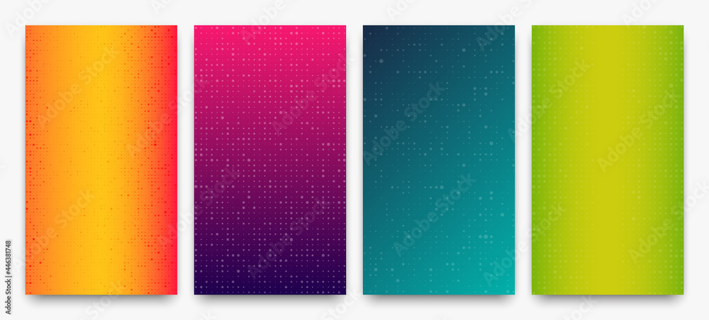Naklejka premium Abstract gradient geometric background of squares