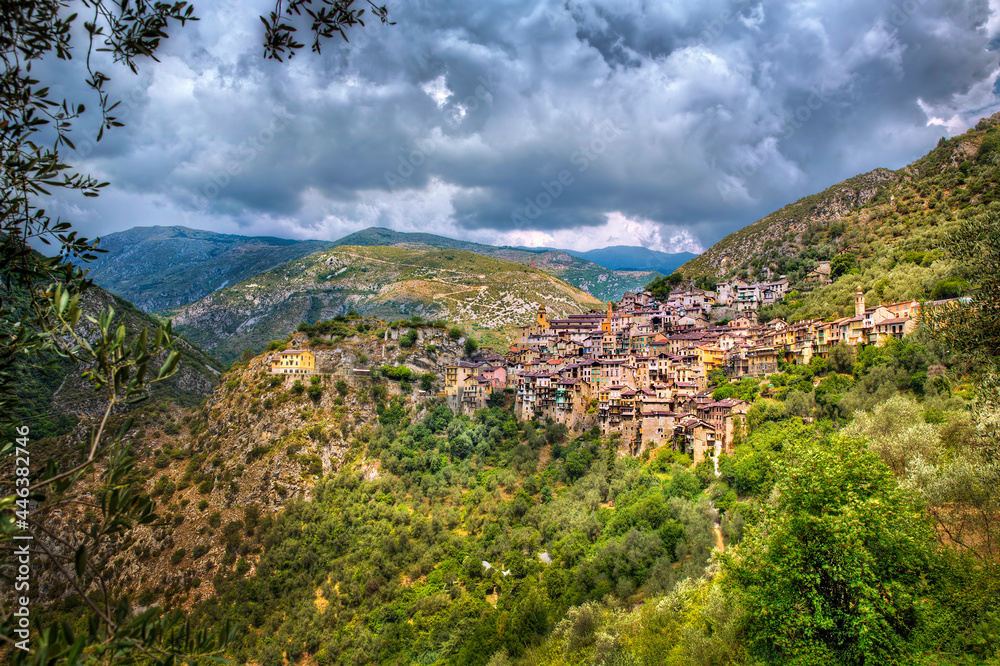 The Village of Saorge, Alpes-Maritimes, Provence, France