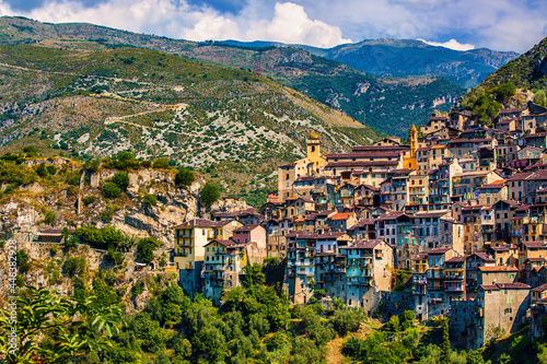 The Village of Saorge, Alpes-Maritimes, Provence, France photo