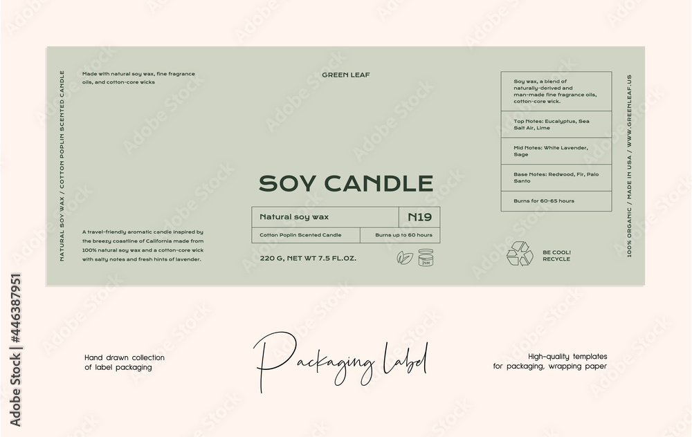 Hand drawn line art cosmetics vector label design template. Beauty illustration of elegant signs and badges for beauty, natural cosmetics, wellness, creative agency, fashion, wedding