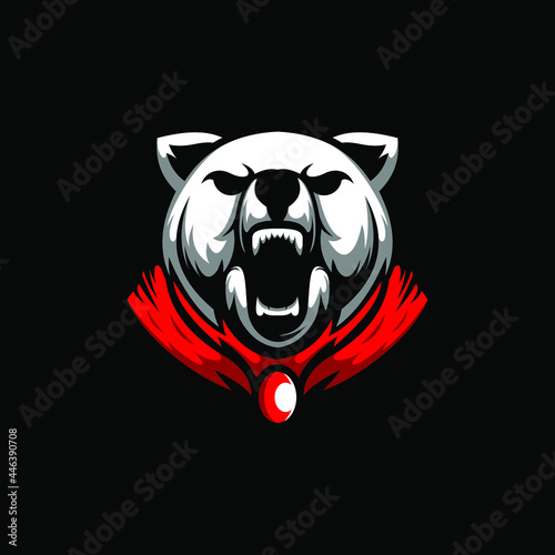 Bear warior logo