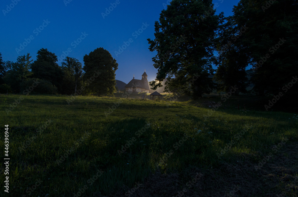 kościół Wola Michowa Bieszczady