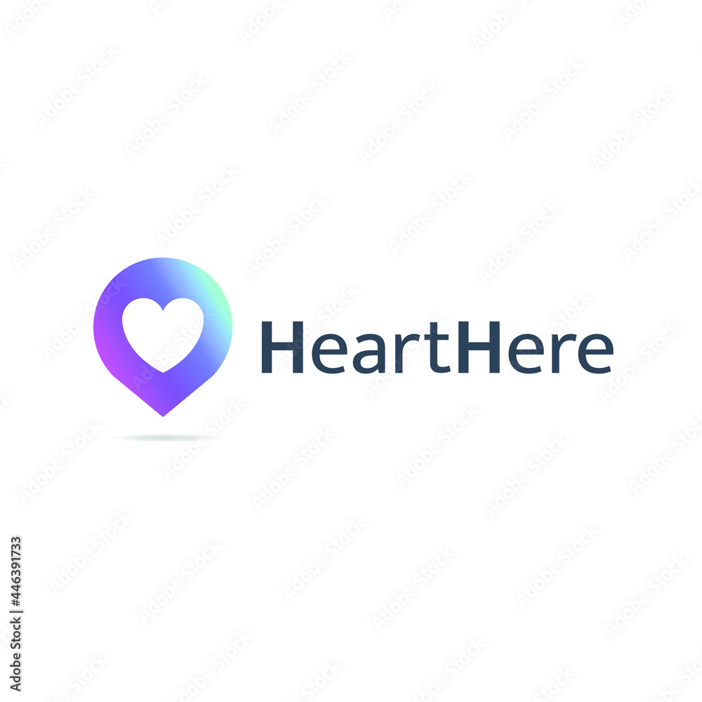 love icon chat talk cafe logo vector symbol love icon chat talk cafe logo vector symbol