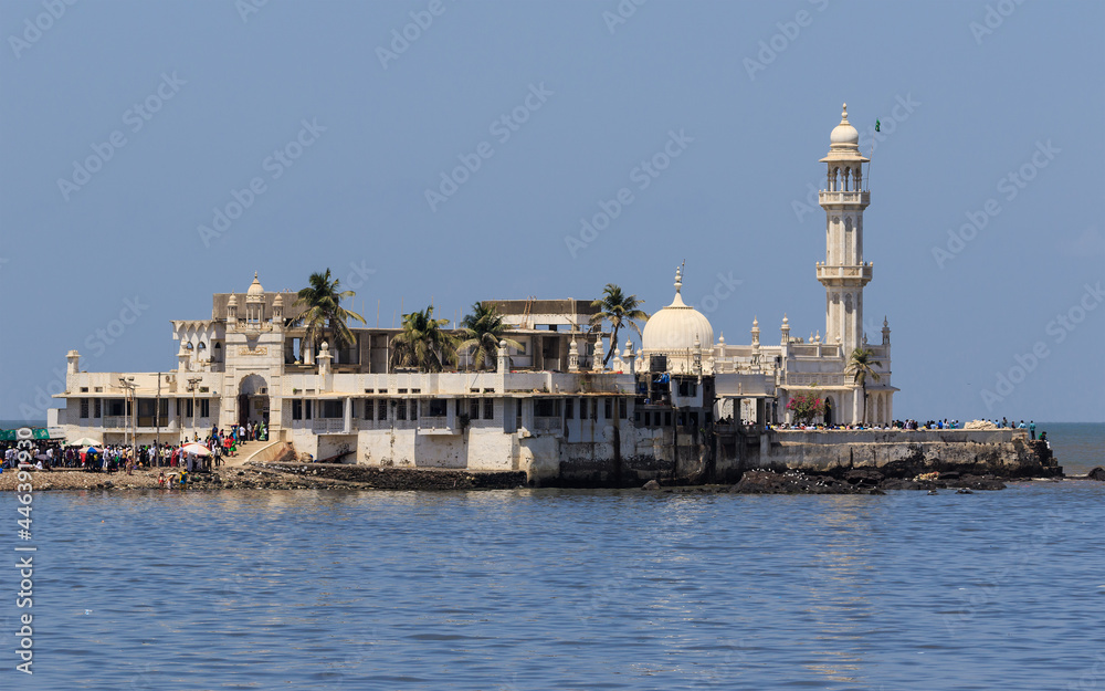 Haji Ali Mosque in Mumbai, Maharashtra, India