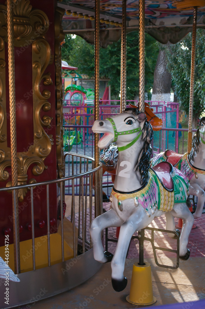 Funfair. Carousel. Amusement park.