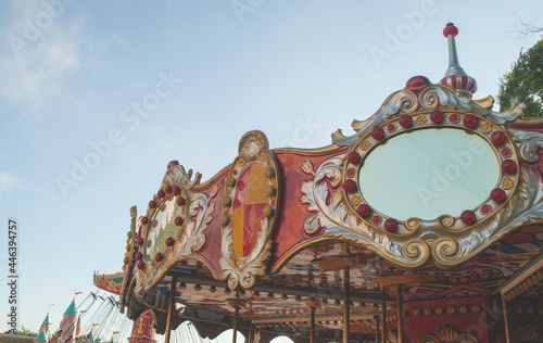 Funfair. Carousel. Amusement park.