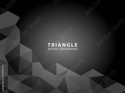 Vector of modern abstract triangular background - Vector