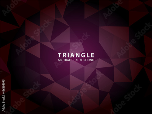 Vector of modern abstract triangular background - Vector