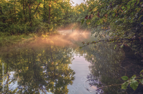 lake in the forest  Blue Lake  Kazan  Russia