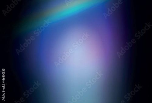 Dark Blue, Green vector blurred shine abstract background.