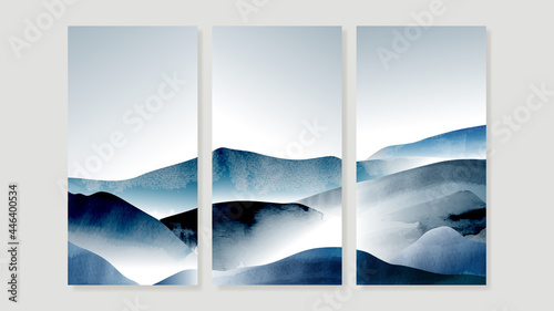 Fotografie Mountain Canvas Art Print