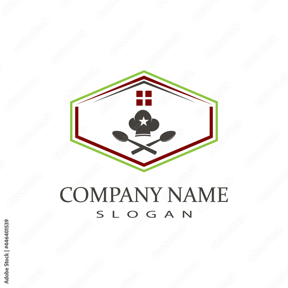 hat chef logo template vector illustration hat chef logo template vector illustration