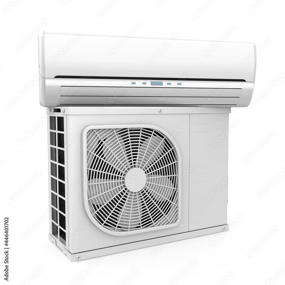 Fototapeta premium Air Conditioner Unit Isolated