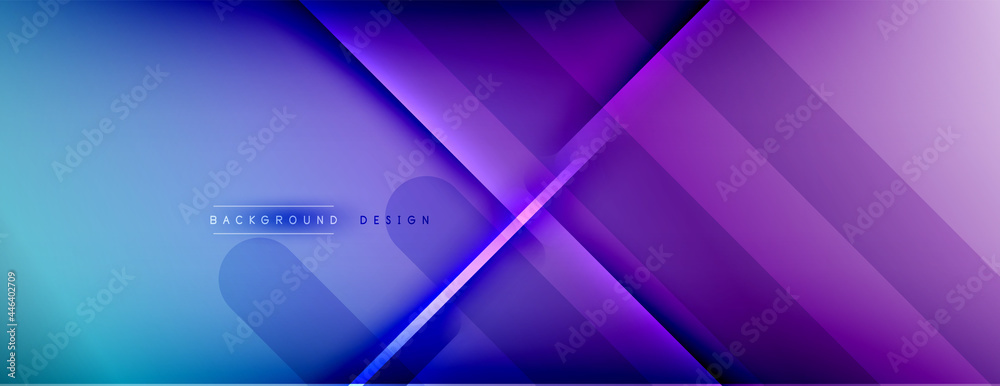 Abstract background. Shadow lines on bright shiny gradient background. Abstract background. Shadow lines on bright shiny gradient background.