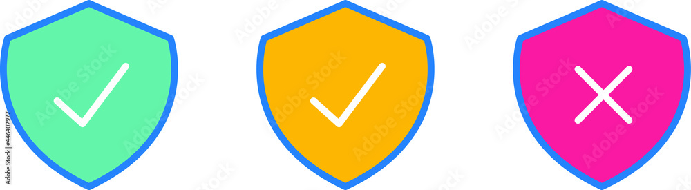 Protection and no protection icon. Safe unsafe vector illustration transparent background Protection and no protection icon. Safe unsafe vector illustration transparent background