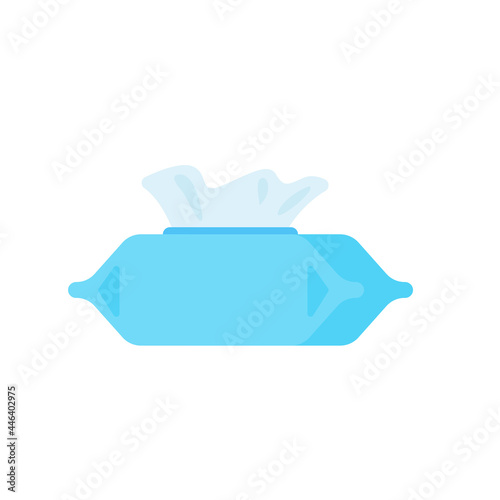 tissue box vector wet tissue for wiping clean to kill germs