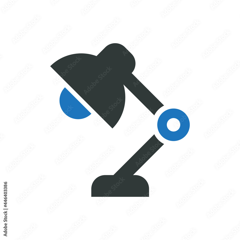 Desk lamp icon vector graphic illustration Desk lamp icon vector graphic illustration