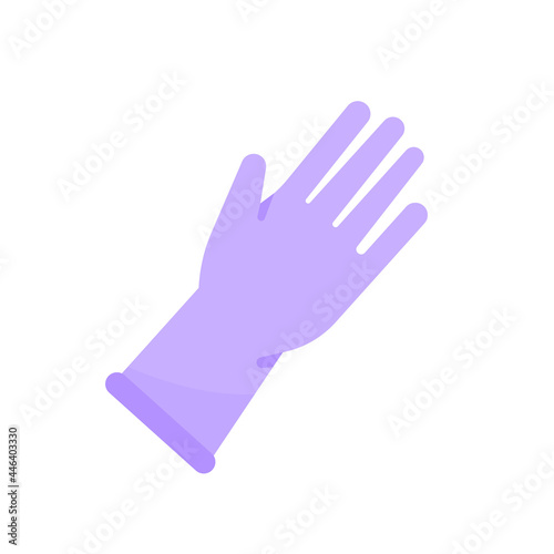 vector rubber gloves for cleaning the toilet Helps prevent chemicals from toilet cleaners