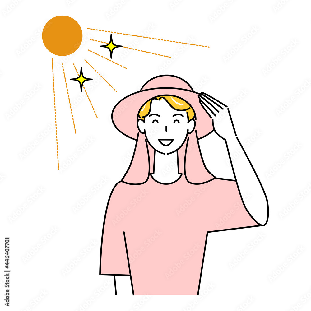 熱中症対策 太陽の下でバックシェード付きのuvカットの帽子をかぶっている笑顔の可愛い男性 イラスト シンプル ベクター Heat Stroke Prevention A Cute Smiling Man Wearing A Uv Protective Hat With A Back Shade In The Sun Simple Illustration Vector Stock 熱中症対策 太陽の下でバックシェード付きのuvカットの帽子をかぶっている笑顔の可愛い男性 イラスト シンプル ベクター Heat Stroke Prevention A Cute Smiling Man Wearing A Uv Protective Hat With A Back Shade In The Sun Simple Illustration Vector Stock