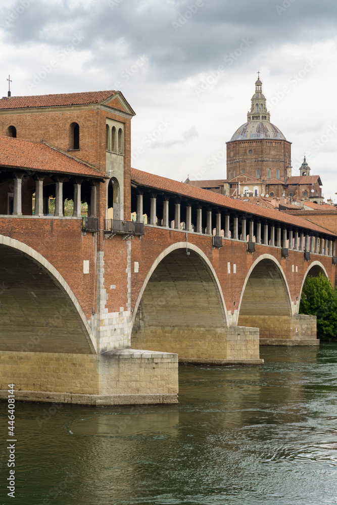 Pavia, bridge over the Ticino river